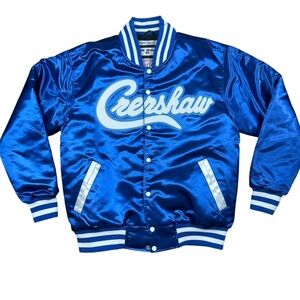 Crenshaw Headgear Classic L Kobe Bryant 8 Satin Jacket Varsity Basketball